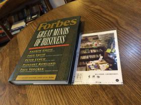 英文原版  Forbes Great Minds of Business : companion to the public television series 福布斯伟大的商业头脑