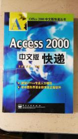 Access 2000中文版快递（Office 2000中文版快递丛书）（新书）