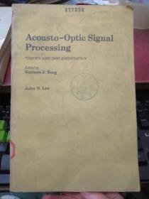 Acousto-optic signal processing（货号：H129）