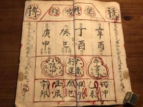 四川术数命理 算命批命薄：川版民国批命薄《算命批命薄》一册全 恭维王先生之福寿全图 四川张森荧赠 推到71岁 五星通书批命书名家批评 五星福书 命卦流年推命 紫微斗数 子平元图子平命理八卦八字算命四柱推命排命盘 专业算命范本 命相参同 子平总章 少见