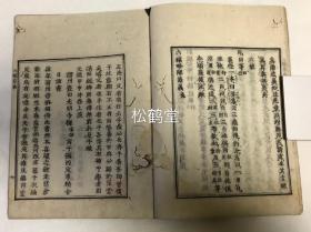 《六离合释略解节义》1册全，内页题《六释略解节义》，和刻本，汉文，正德4年，1714年志版，对我国明代四大高僧之一，净土宗第九代祖师藕益智旭著作《六离合释法式略解》的提领节义，稀少难见，写刻精美，字体拙朴。