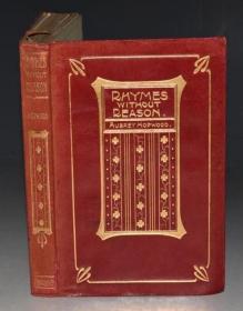 1904年Aubrey Hopwood - Rhymes without Reason.《荒唐的韵律》全羊羔皮烫金豪华善本诗集初版本 配补精美插图