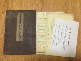 1934年日本印刷《喜多流谣曲集》一册全