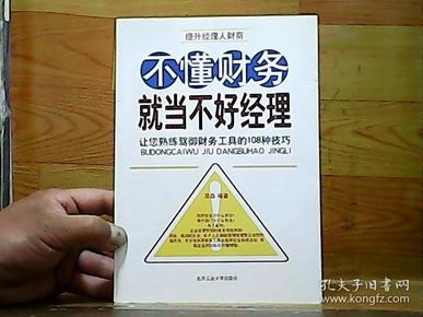 不懂财务就当不好经理：让您熟练驾御财务工具的108种技巧