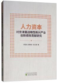 人力资本对京津冀战略性新兴产业创新绩效贡献研究