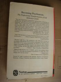 Becoming Psychiatrists : The professional Transformation of Self 《成为心理学家之路》英文原版 16开 厚本