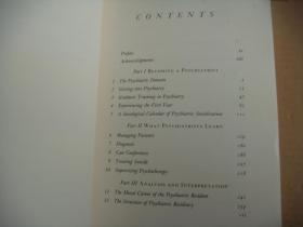 Becoming Psychiatrists : The professional Transformation of Self 《成为心理学家之路》英文原版 16开 厚本