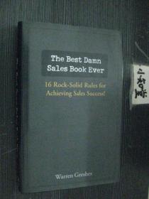 英文原版 The best damn sales book ever  硬精装