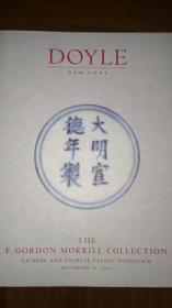 DOYLE NEW YORK 大明宣德年制  THE F.GORDON MORRILL COLLECTION chinese and chinese export porcelain 2003年9月16日