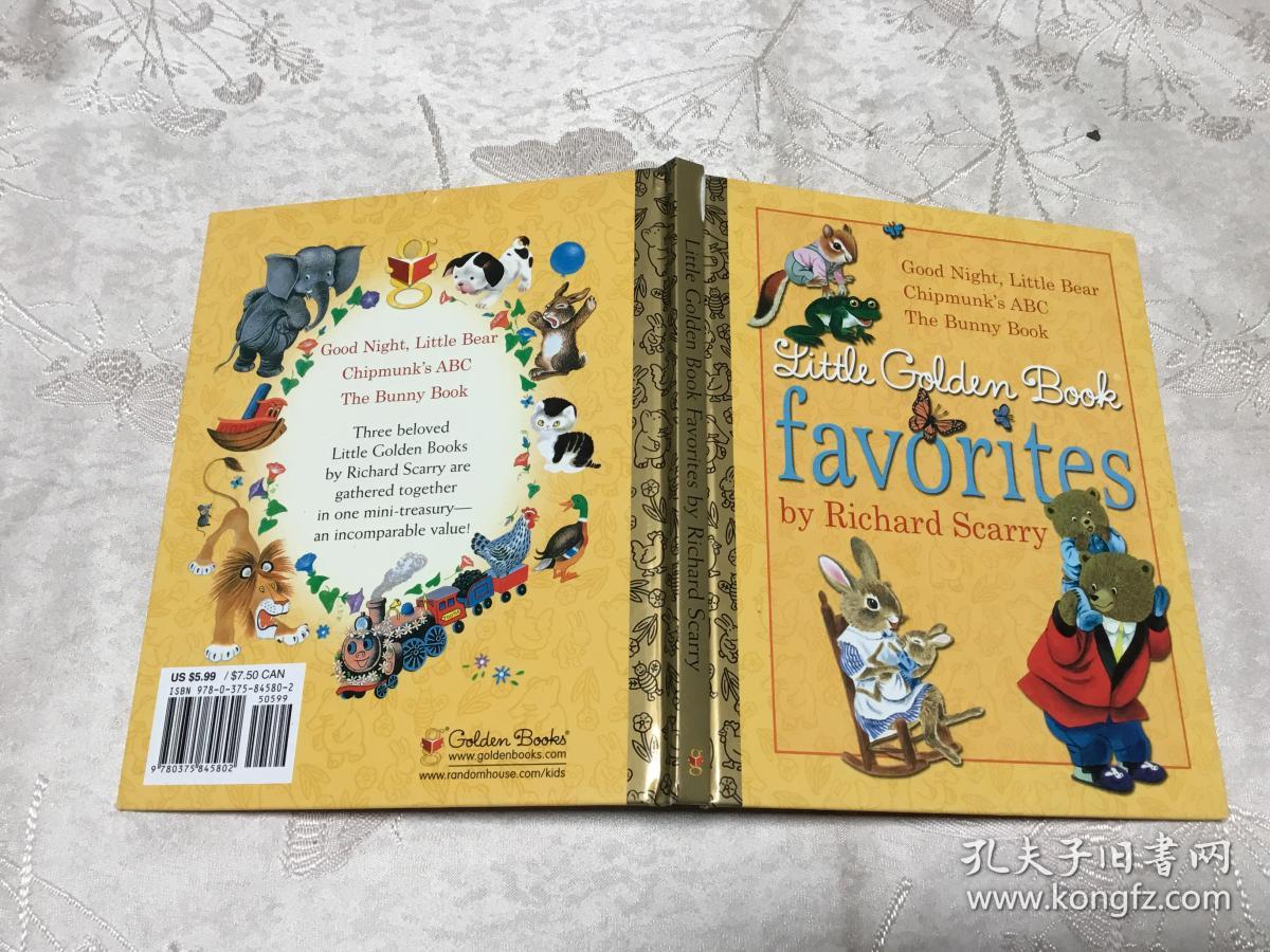 Little Golden Book Favorites by Richard Scarry斯凯瑞金色童书-我最喜欢的金色童书 英文原版