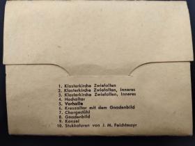 老 照片 施瓦本汝拉山 茨维法尔滕教堂 德国 10张 一套 有编号
哥特风格的巴洛克艺术