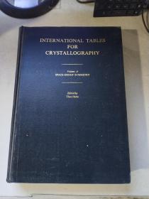 【英文版】INTERNATIONAL TABLES FOR CRYSTALLOGRAPHY国际晶体学表 A卷 （空间群对称性）