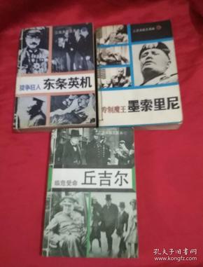 《专制魔王墨索里尼》《临危受命丘吉尔》《战争狂人东条英机》三本