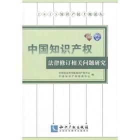 2013知识产权上地论坛：中国知识产权法律修订相关问题研究