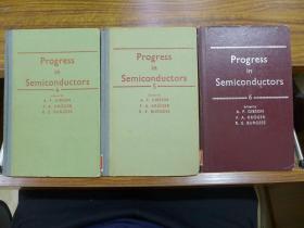 Progress in Semiconductors4-6（半导体进展 第4-6卷 三册合售）