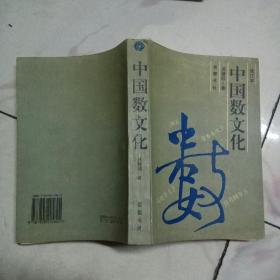 中国数文化（修订本）1996年2版2印6200册，非馆藏，9品