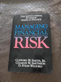 MANAGING FINANCIAL RISK 英文原版书 精装 品好 正版现货 当天发货