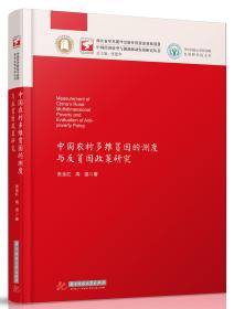 中国农村多维贫困的测度与反贫困政策研究