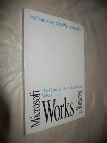 The Concise User's Guide to Microsoft Works for Windows™(version 3.0) 英文原版