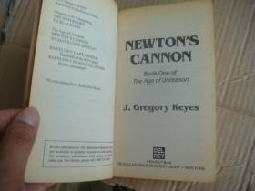 NEWTON'S CANNON 英文原版 科幻小说