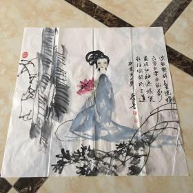 骆鉴音 绘画（保手绘 真迹）