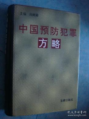 《中国预防犯罪方略》硬精装 冯树梁主编 法律出版社 私藏 品佳 书品如图