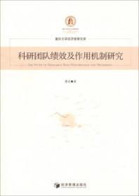 重庆大学经济管理文库：科研团队绩效及作用机制研究