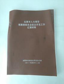 北票市人大领导视察财政农业综合开发工作汇报材料 （2011年 )