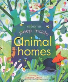 Peep Inside Animal Homes  Board book