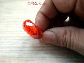 清代天然红宝石戒指1