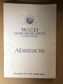 英文原版 world hair research congress abstracts