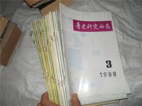 鲁迅研究动态 1988年3--12期（合售）