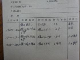 1954年江苏医学院学生登记册《江苏省镇江市（丁崇兰）》