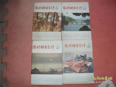 农村财务会计 1985年第2、6、9、10期，四本