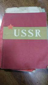 ussr  苏联 1958年 摄影画册 英文版