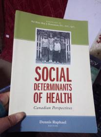 SOCIAL DETERMINANTS OF HEALTH