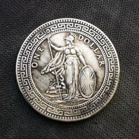 银元银圆收藏 外币战神银圆1911年 站人银币五元5元伍圆银元银币