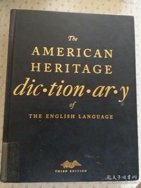 The American Heritage dictionary of The English Language Third Edition 英文原版大辞典