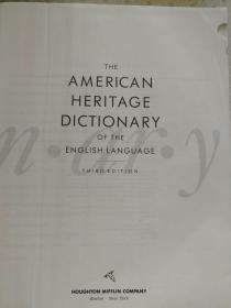 The American Heritage dictionary of The English Language Third Edition 英文原版大辞典