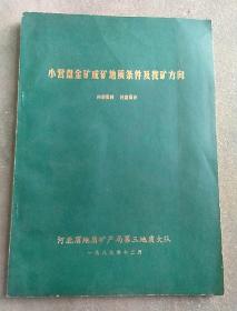 小营盘金矿成矿地质条件及找矿方向