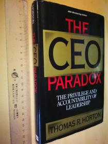 英文                  大精装 《CEO悖论》The CEO Paradox: The Privilege and Accountability of Leadership