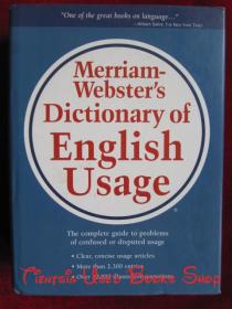 Merriam-Webster's Dictionary of English Usage（货号TJ）韦氏英语惯用法词典