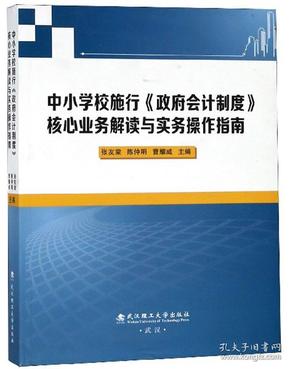 中小学校施行政府会计制度核心业务解读与实务操作指南