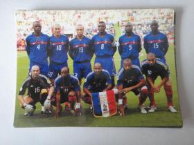 足球世界-2006足坛偶像珍藏版-法国队（收藏用）10.8*7.8cmw D-210