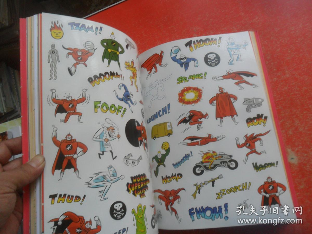 THE SUPER BOOK FOR SUPER-HEROES超级英雄的超级手册（英文原版）见图