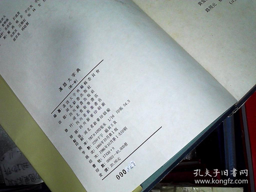 汉语大字典 一