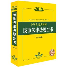 2019中华人民共和国民事法律法规全书（含司法解释）