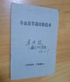 冬虫夏草栽培新技术