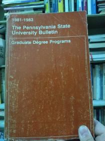 1981-1983 The Pennsylvania State University Bulletin