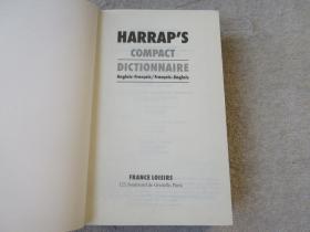 Harrap's Compact Dictionnaire: Anglais-français, Français-anglais 英法、法英词典（精装原版）